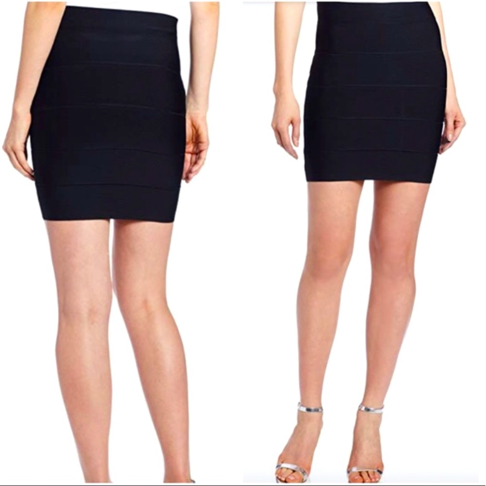 BCX High Waisted Tube Bodycon Mini Skirt